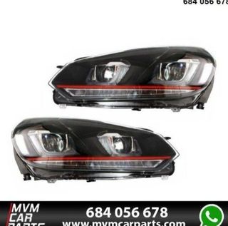 Faros delanteros Led Volkswagen Golf VI 6 Red edit