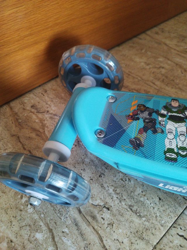 Patinete infantil 3 ruedas azul