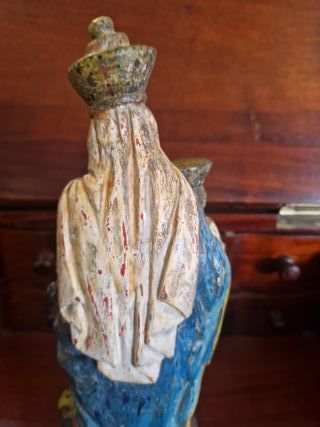 Figura Virgen Talla Madera