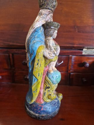 Figura Virgen Talla Madera