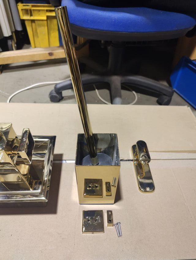 Kit Baño Dorado Metal