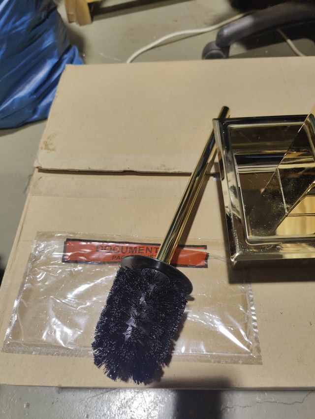 Kit Baño Dorado Metal