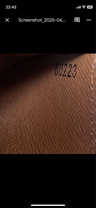 Billetera Louis Vuitton Marrón y Dorada