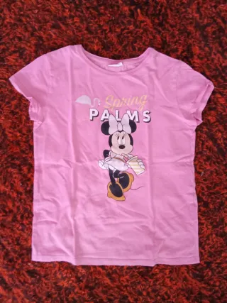 T-shirt Rosa Minnie Mouse Spring Palms