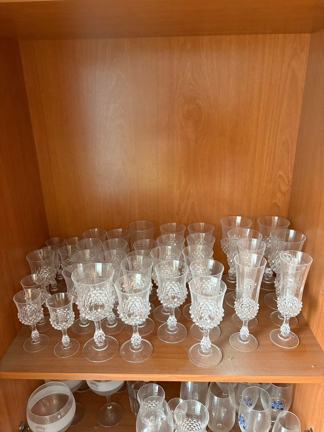 52 Copas Cristal d'Arques Paris Longchamp 1985