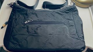 Bolso bandolera nylon negro