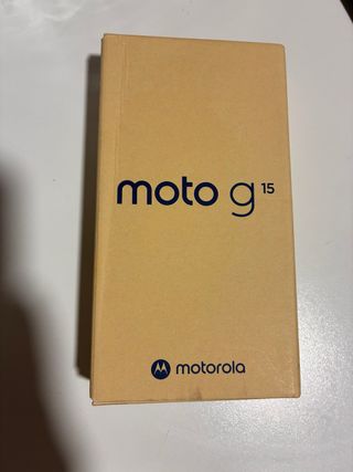 Motorola G15. con il suo sigillo. 