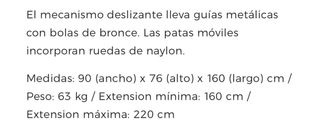 Mesa de comedor extensible de madera