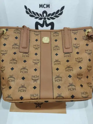 MCM Liz Visetos Bolso Marrón