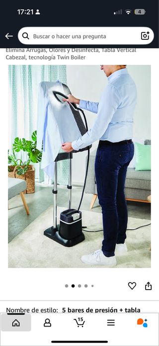 Rowenta Ixeo+ Plancha de Vapor Todo en Uno
