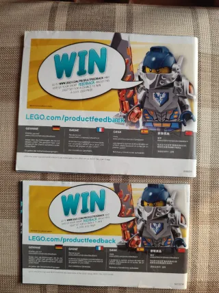 Manuali Lego Nexo Knights 70350 e 70349