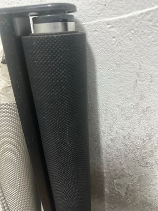 Finestra avvolgibile in PVC termico nero 1.10