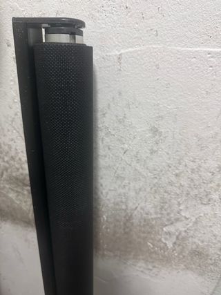 Finestra avvolgibile in PVC termico nero 1.10