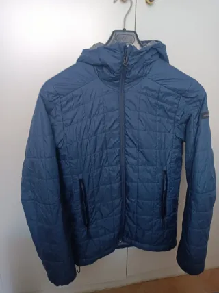 Plumas fino Decathlon azul Talla S hombre