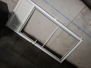 Puerta mosquitera  blanca