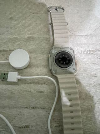 orologio Watch Ultra Grigio Bianco