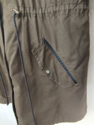 Parka Stradivarius Verde Talla M