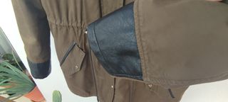 Parka Stradivarius Verde Talla M
