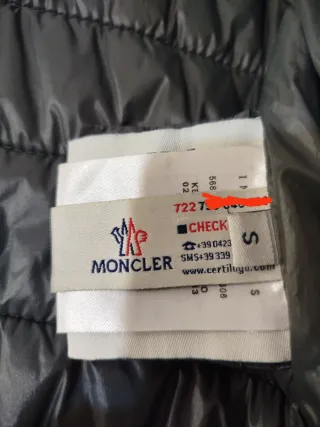 Chaqueta Moncler Gris Mujer