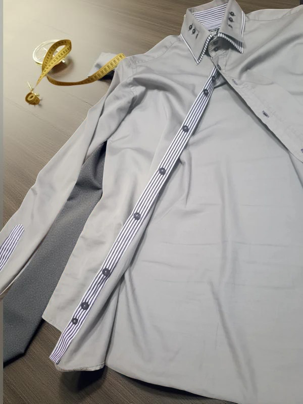 Camicia Pako Lorente M Slim Fit Grigio