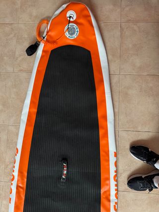 Tabla Paddle Surf Naranja y Negra