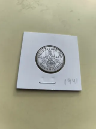 Gran Bretaña 5 monedas 1 chelín plata escu escocés