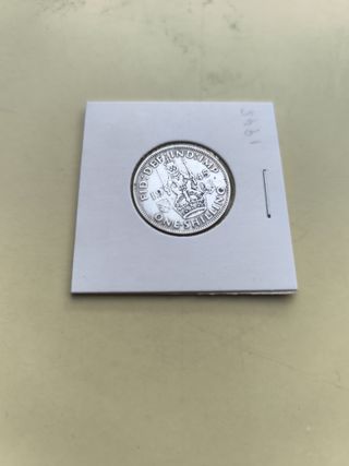 Gran Bretaña 5 monedas 1 chelín plata escu escocés