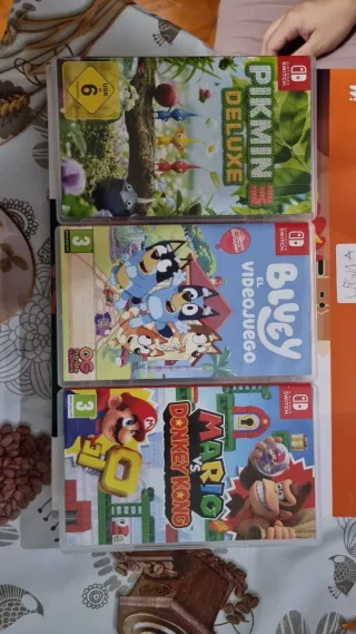 Juegos Nintendo Switch: Pikmin, Bluey, Mario vs Do
