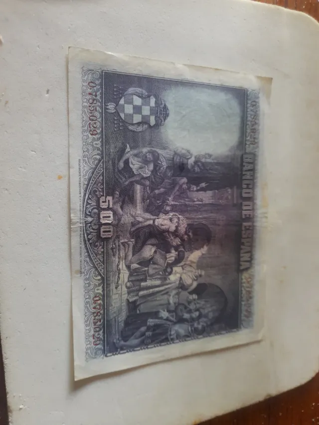 Billete 500 pesetas Banco de España 1928