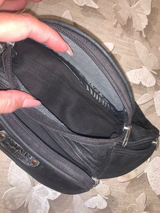 Marsupio Star ecopelle nero