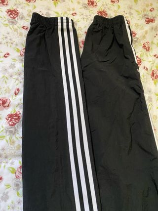 Chándal Adidas Negro con Rayas Blancas