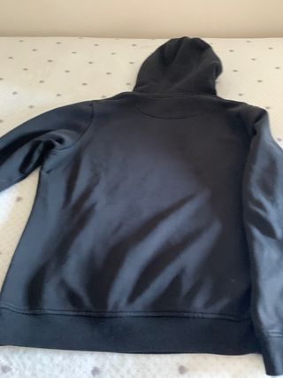 Sudadera Negra Chico con Estampado Tupac