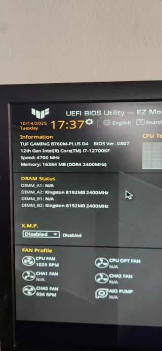 PC Sobremesa i7 12700KF