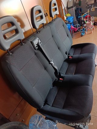 Asientos traseros 3 plazas