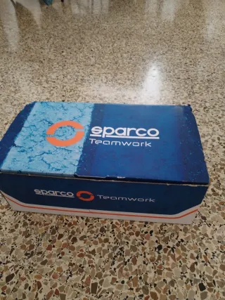 Zapatillas Sparco Trabajo Hombre Negras Rojas