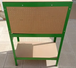 MUEBLE TALLER METÁLICO CON LEJAS,PANEL Y CAJÓN 