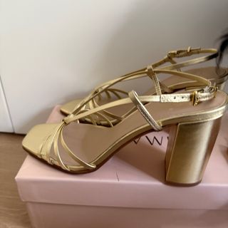 Tacones Bimani Dorados