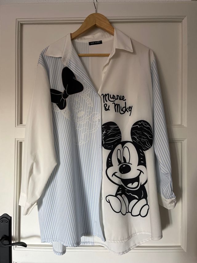Camisa Mickey & Minnie Talla XL