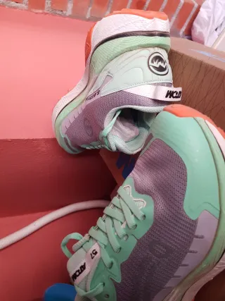 Zapatillas ATOM Mujer Talla 38 Gris/Verde