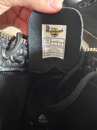 Botas Dr. Martens Negras Cremallera.