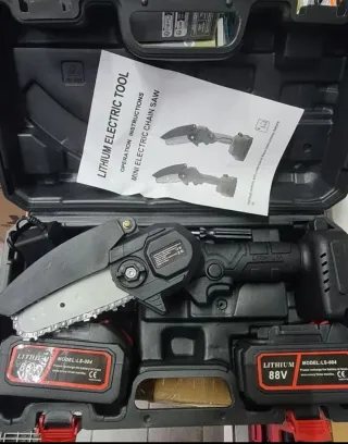 Mini motosega a doppia batteria 48V 4 pollici