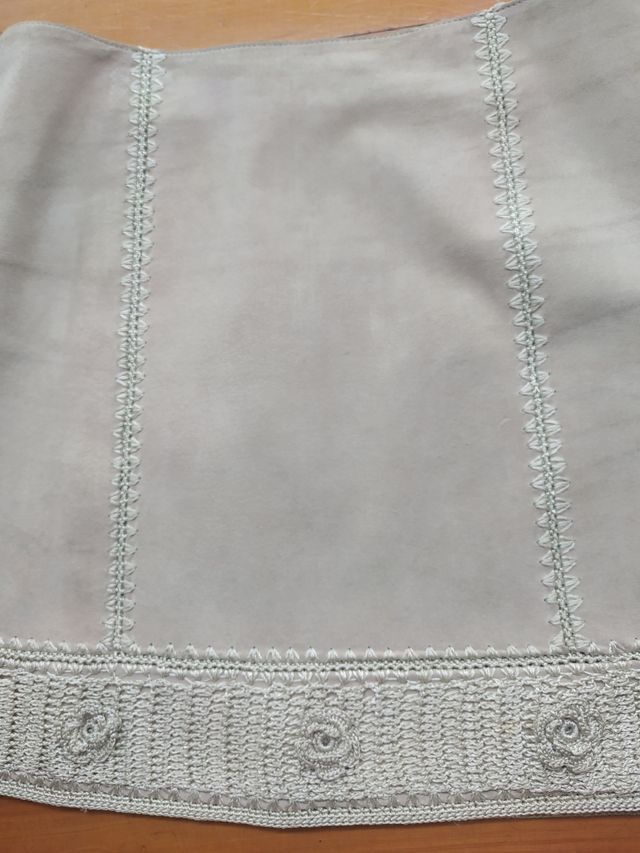 Falda ante beige Miguel Berbel