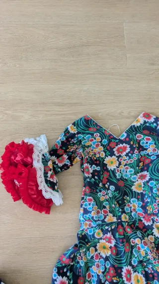 Vestido de gitana estampado floral