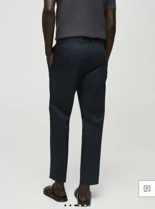 Pantalón Azul Mango Talla M