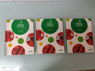 Libros biología y geología 3 Eso Anaya