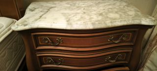 Cama Matrimonio 140cm + Mesillas Madera