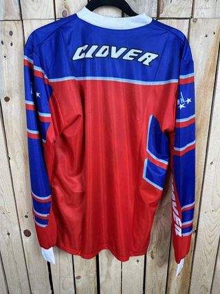 CAMISETA T-L DE MOTO CLOVER ROJO 