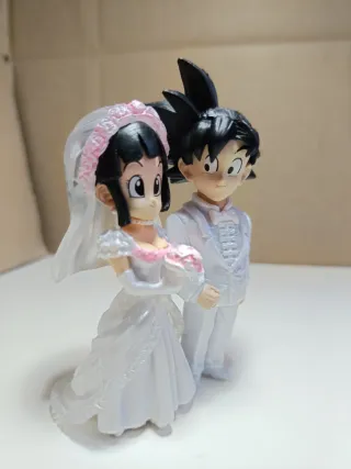 Figura Goku y Chichi Boda Dragon Ball