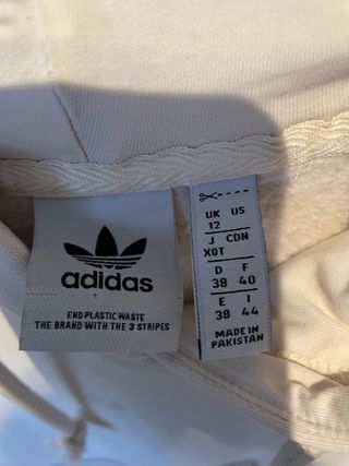 Sudadera Adidas Mujer Beige