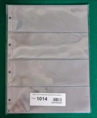 10 Hojas Pardo para monedas y billetes
